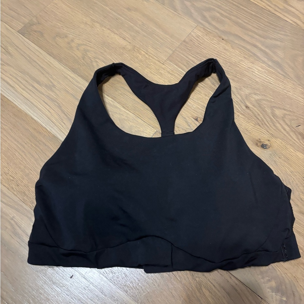 Athleta Black Racerback Sports Bra